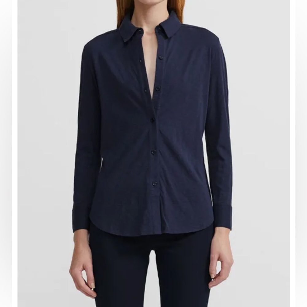 NWT Theory riduro long sleeve top size S